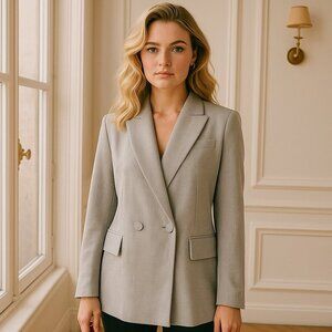 House of Harlow 1960 Double Breasted Boyfriend Blazer NWOT Large